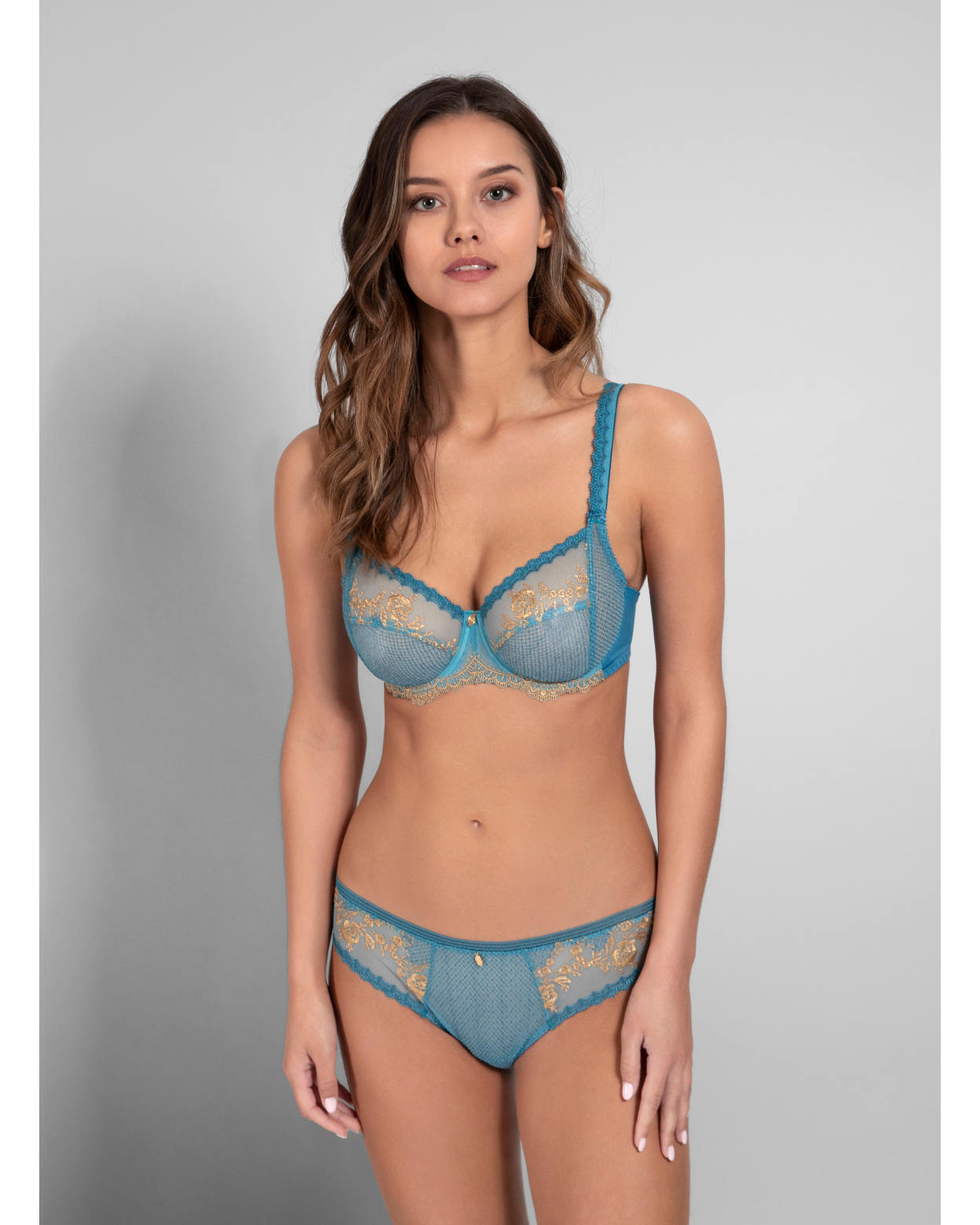 Soutien-gorge emboitant ELLA Aigue-Marine