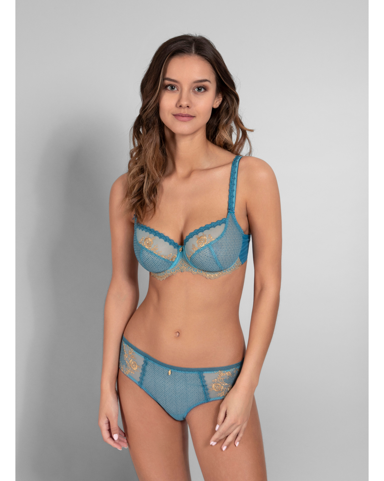 Soutien-gorge corbeille ELLA Aigue-Marine