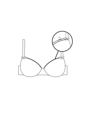 Décolleté décousu ou abimé