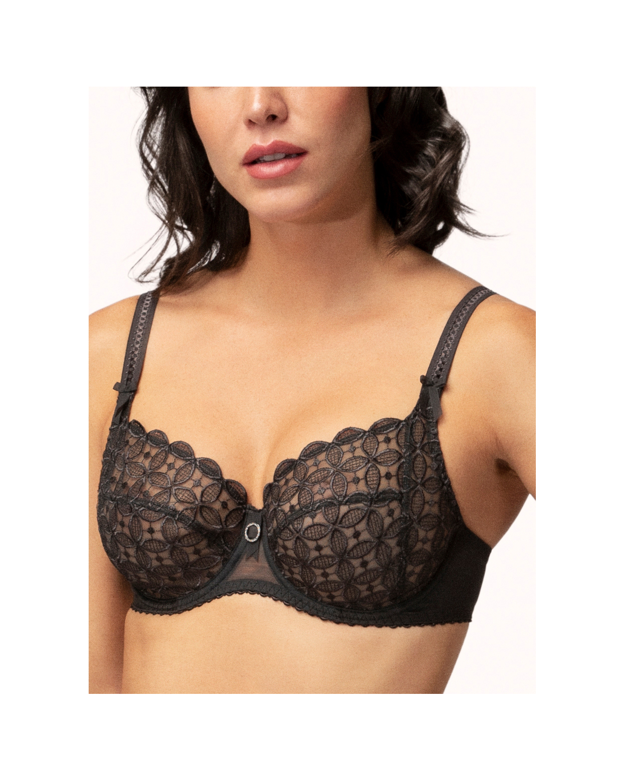 Full cup bra ROMY Reglisse