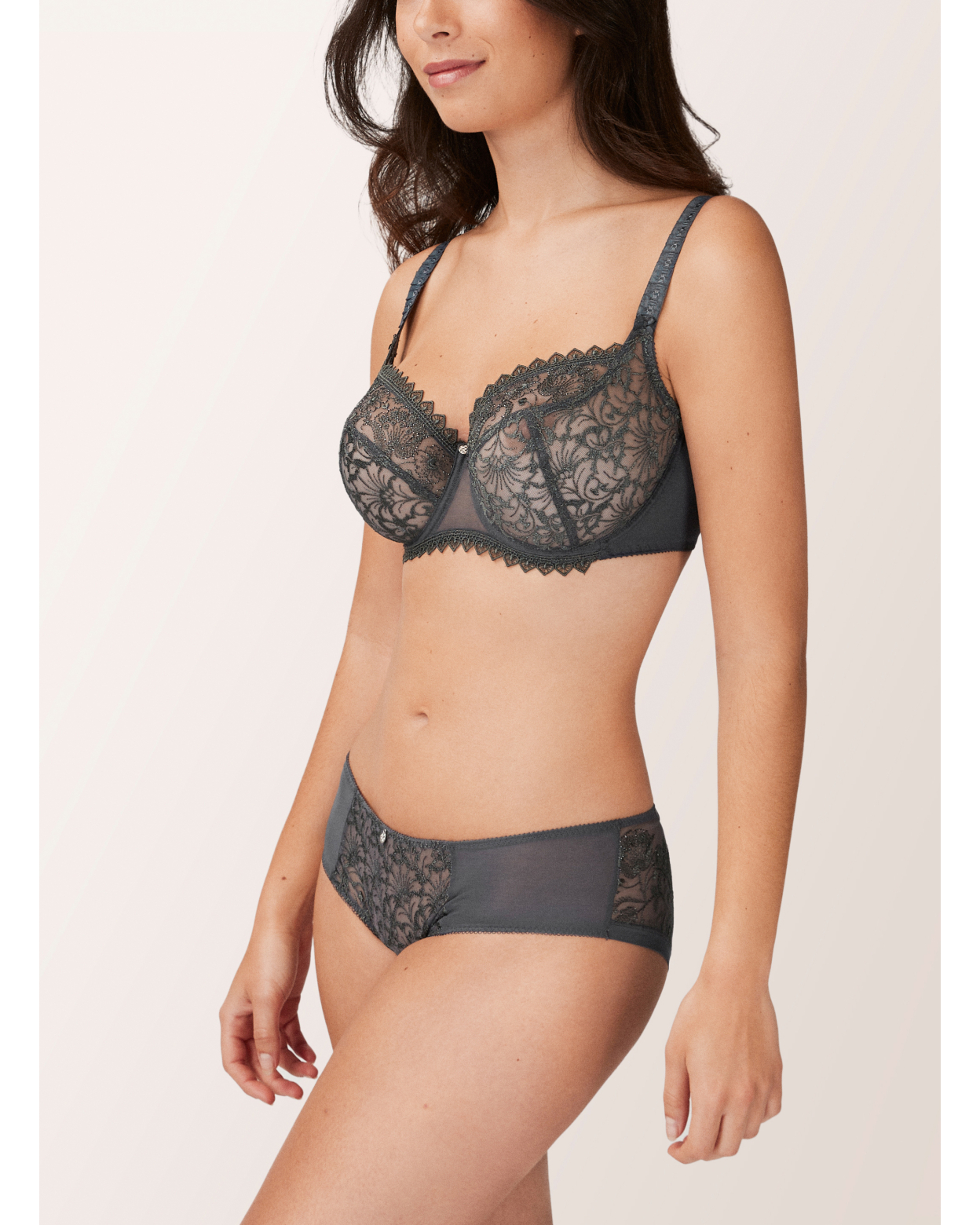 Low-necked bra JOSEPHINE Fusain