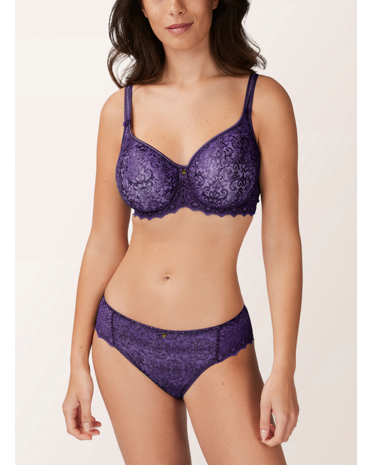 Soutien-gorge emboitant invisible CASSIOPEE Dark Purple