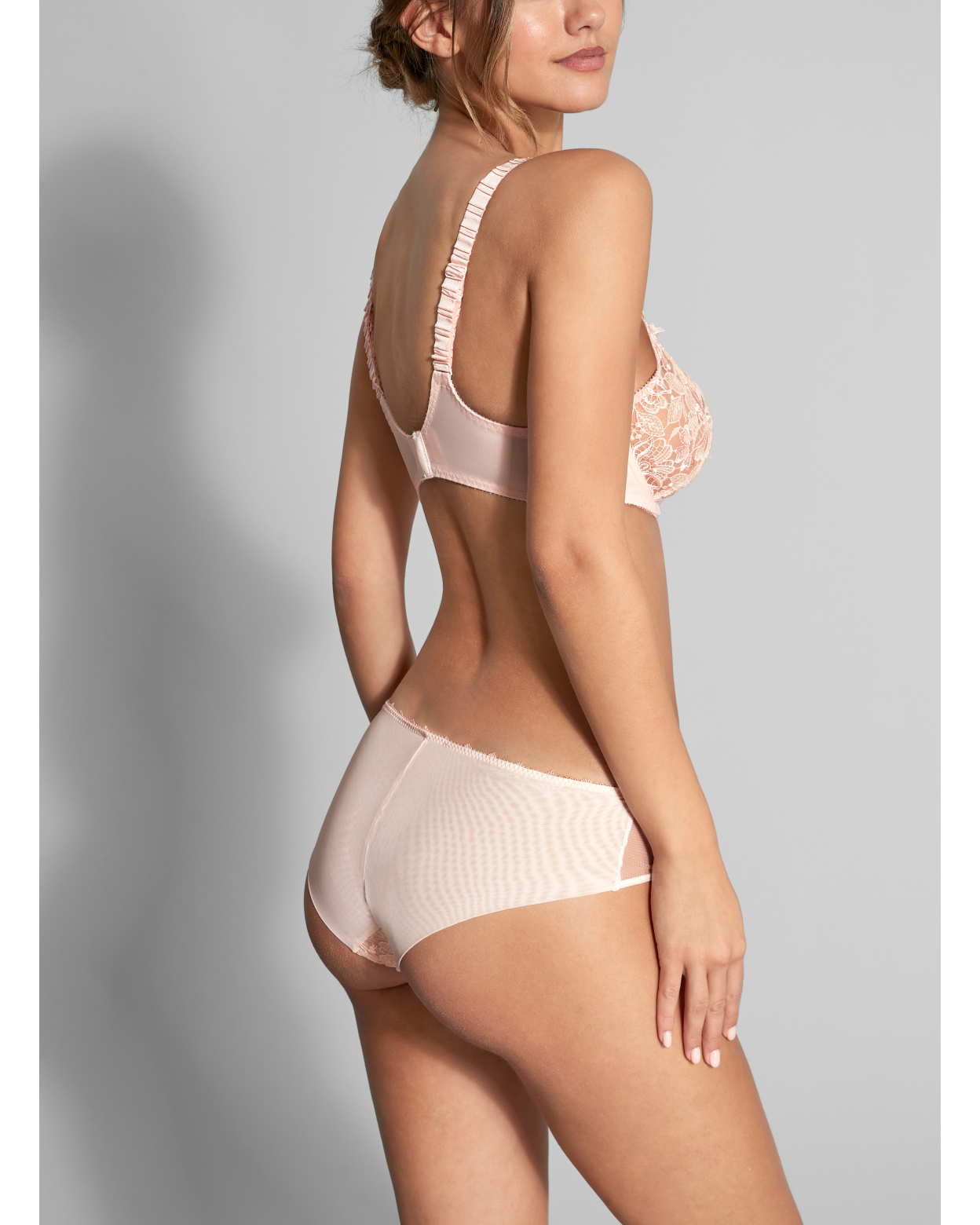 Low-necked bra AGATHE Rose Des Sables