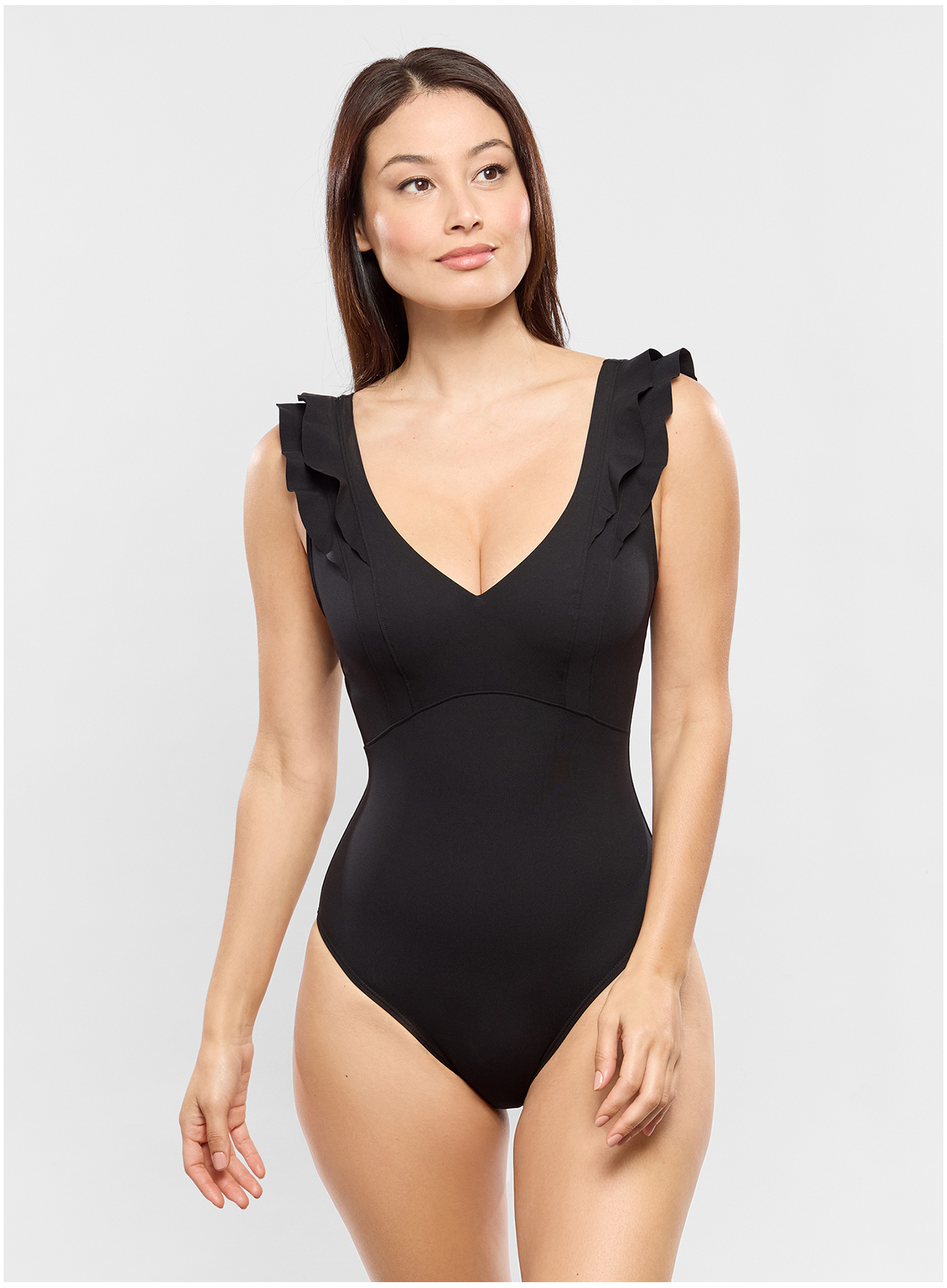 One-piece - V-shaped neckline GLAM Noir