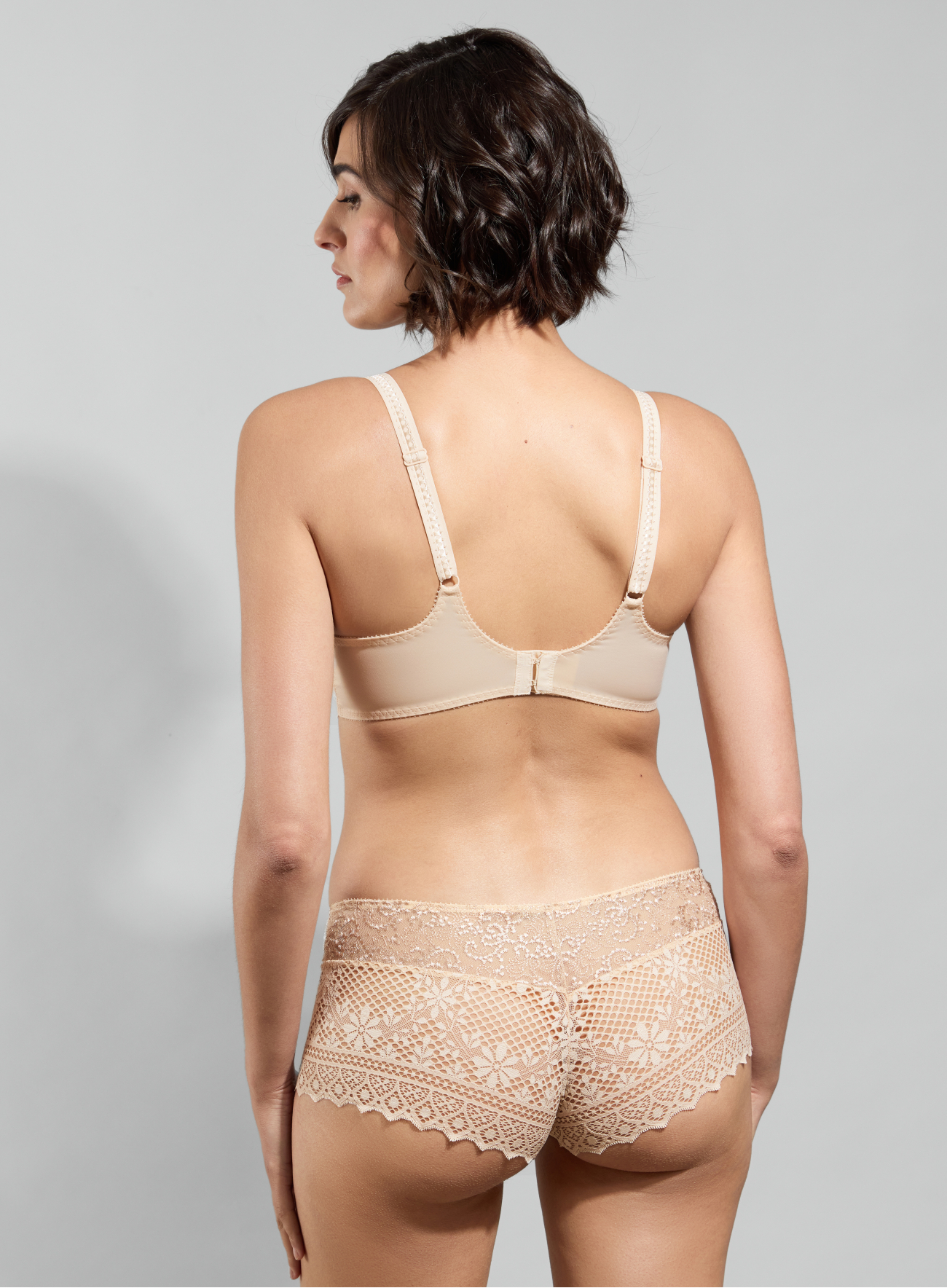 Shorty CASSIOPEE Creamy Beige