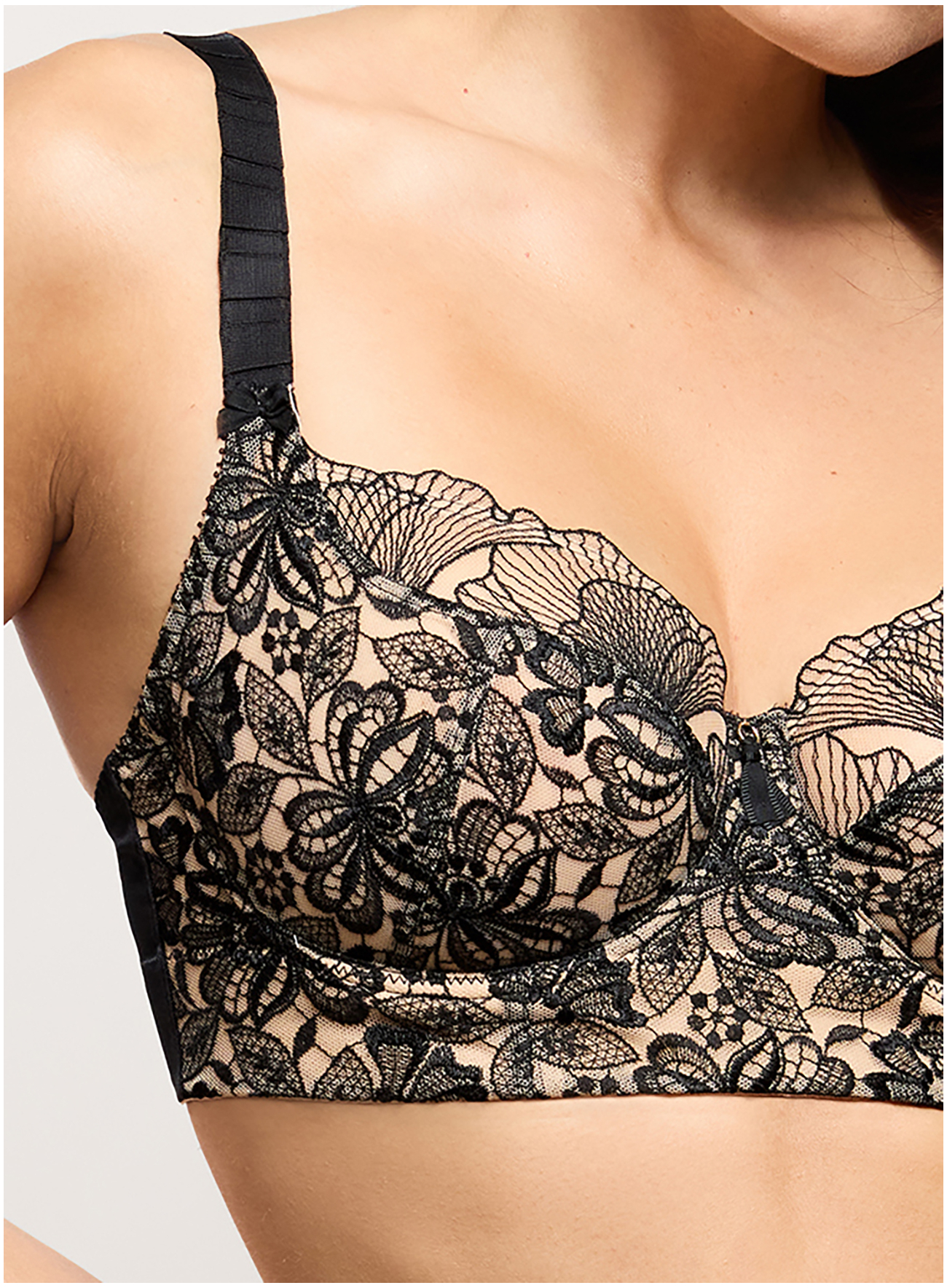 Bustier AGATHE Zwart