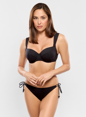 High-Cut Bikini Bottom JETSET Noir