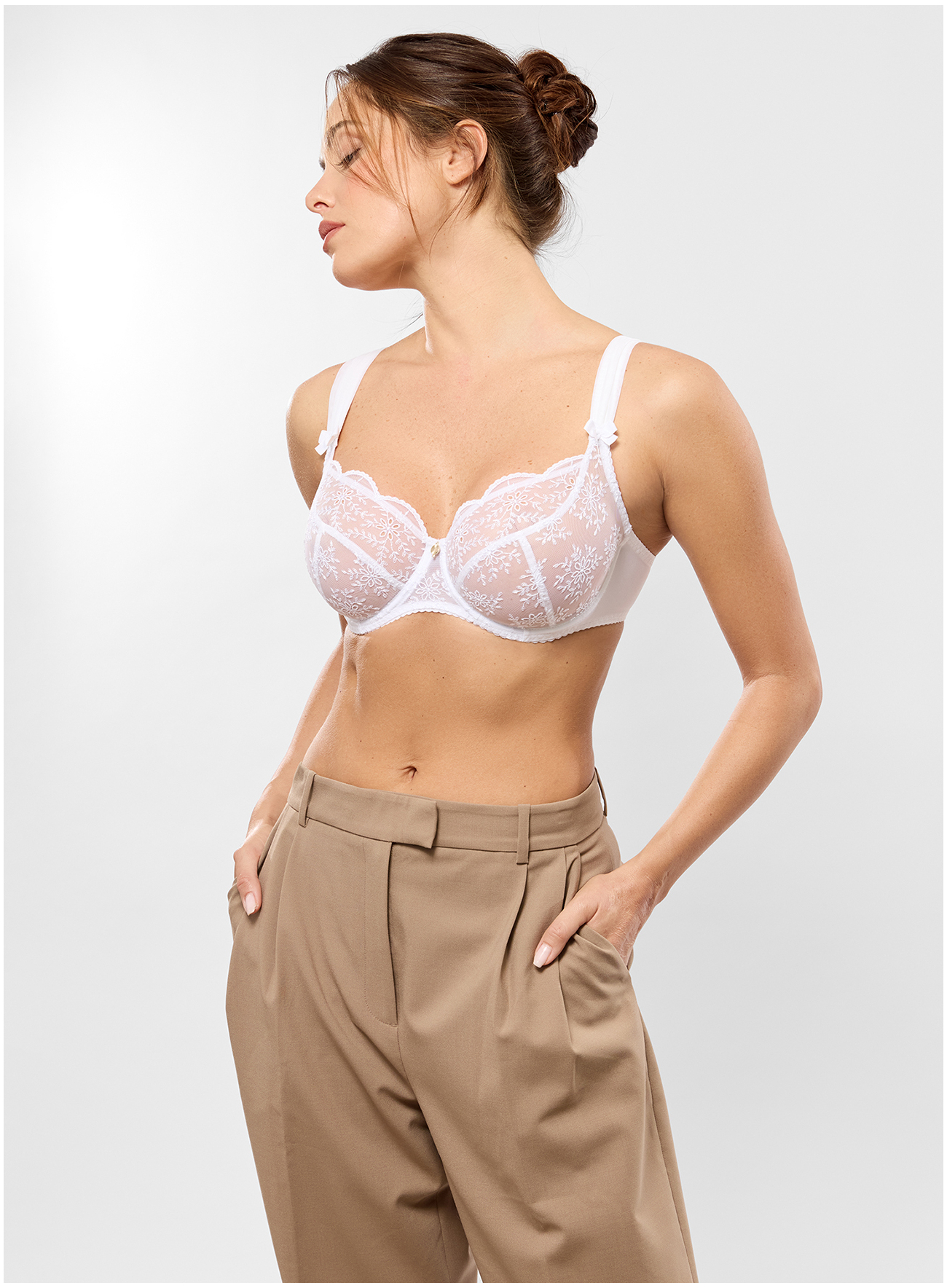 Soutien-gorge corbeille CHARLOTTE Blanc