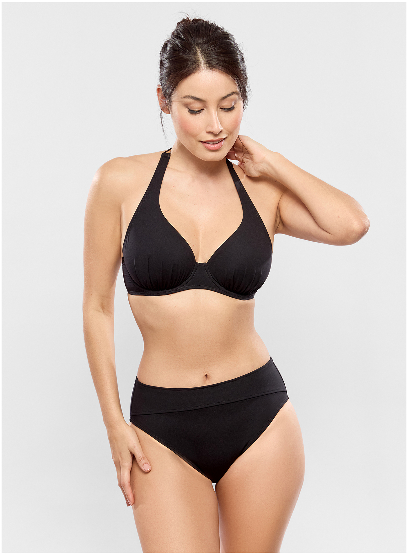 Halter-neck JETSET Noir