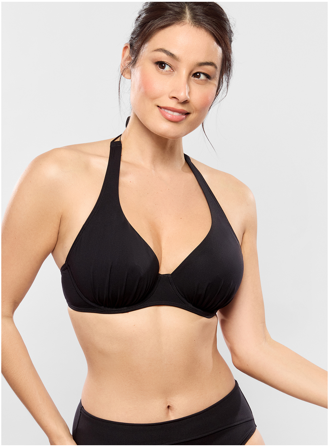 Halter-neck JETSET Noir
