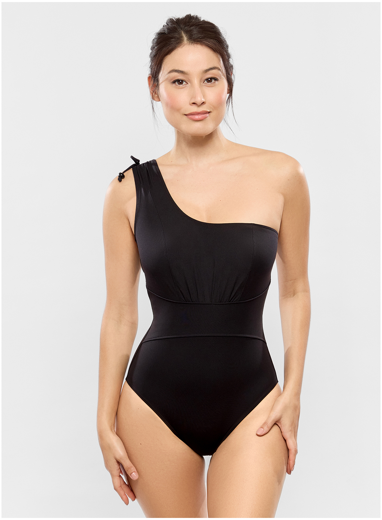 Badeanzug – Asymmetrisch JETSET Noir