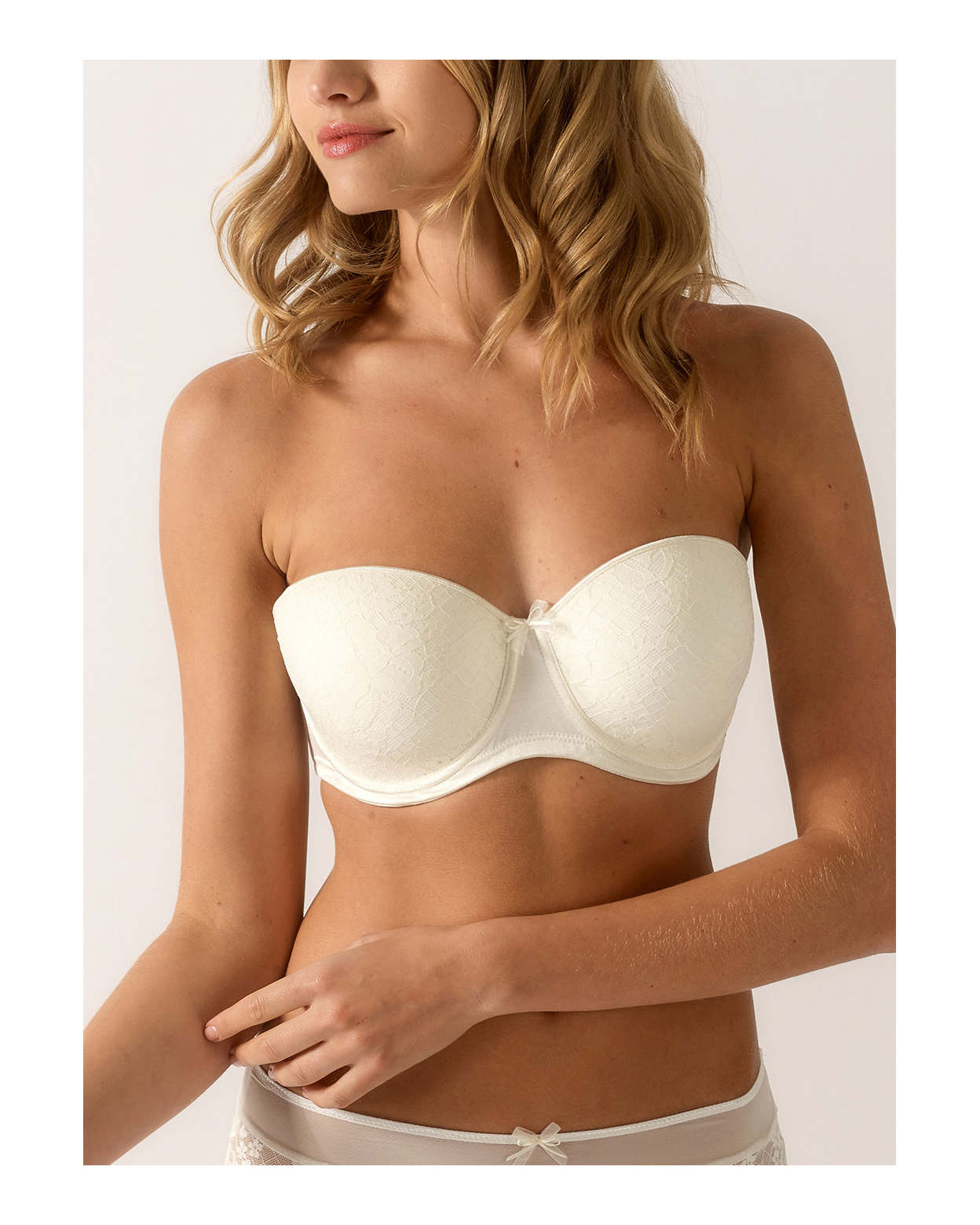 Strapless bra MELODY Ivory