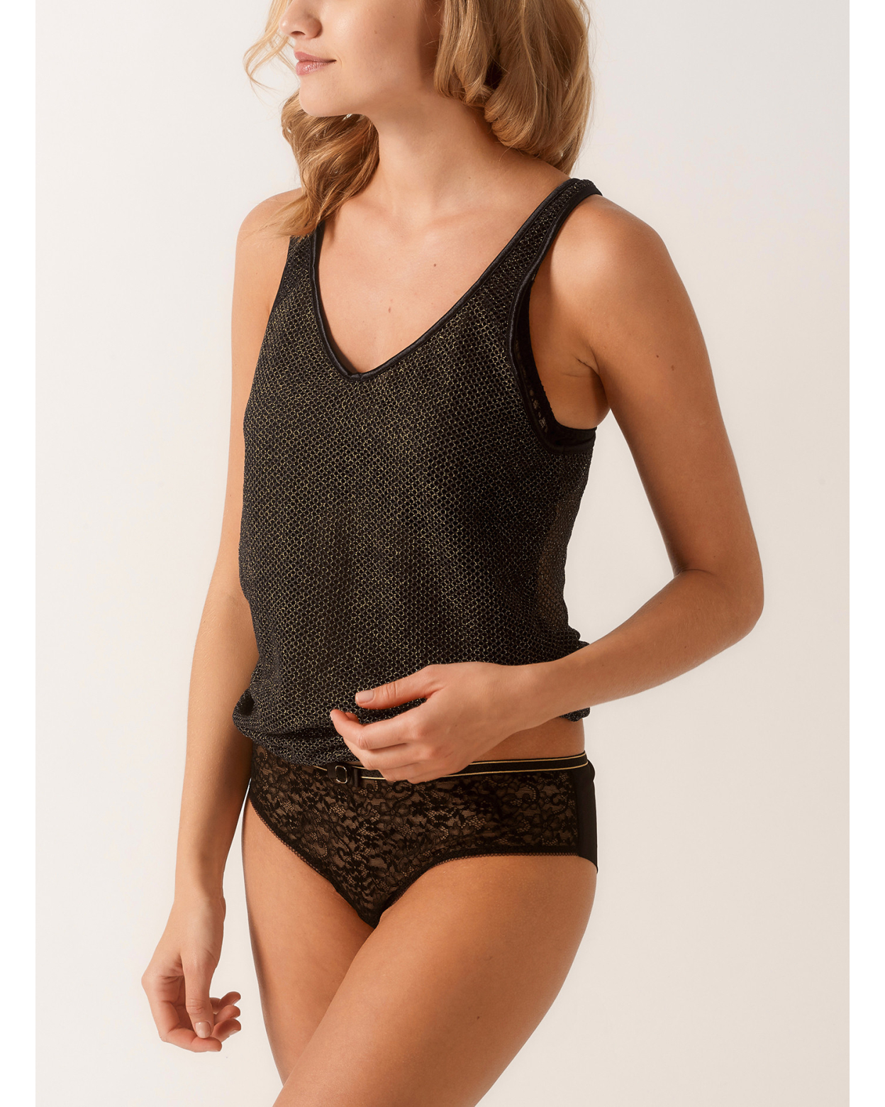 Top ALLURE Schwarz