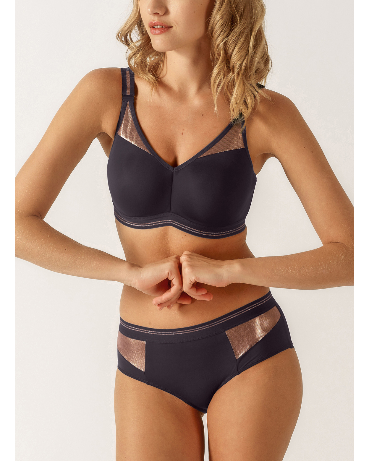 Sportbeha INITIALE Gris Intense