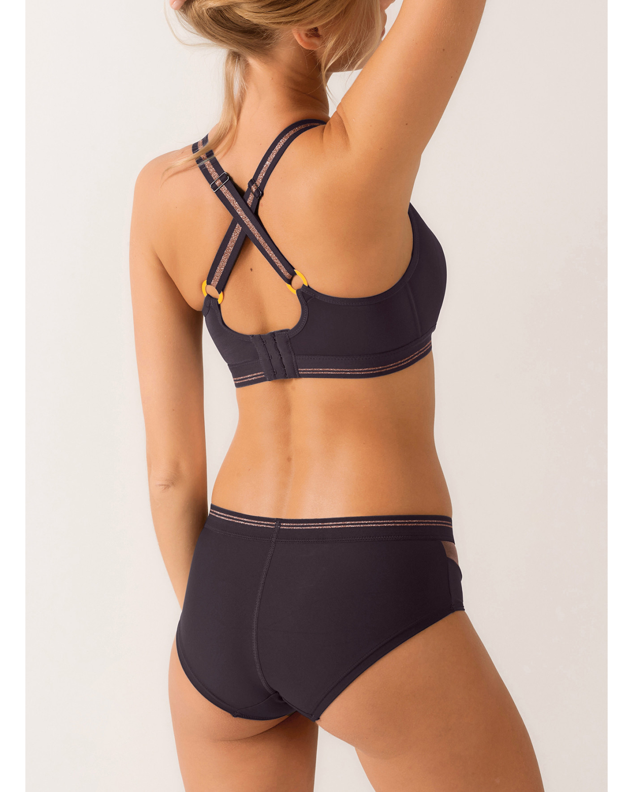 Sports bra INITIALE Gris Intense